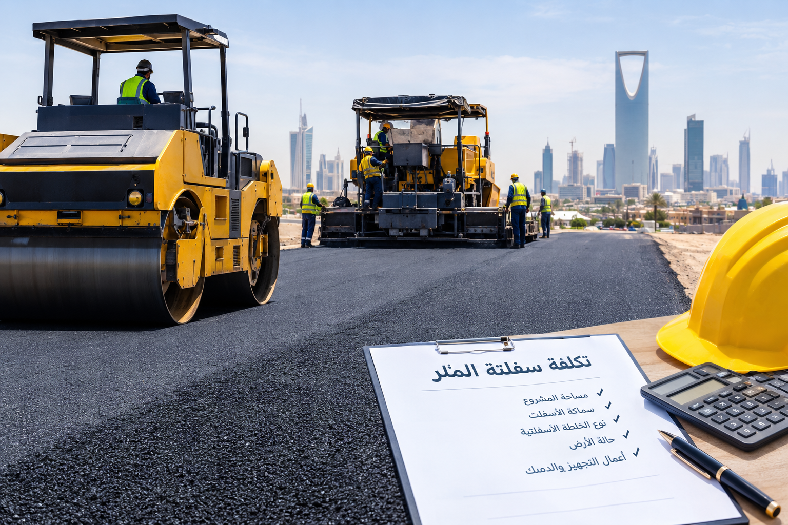 سعر متر الأسفلت في الرياض