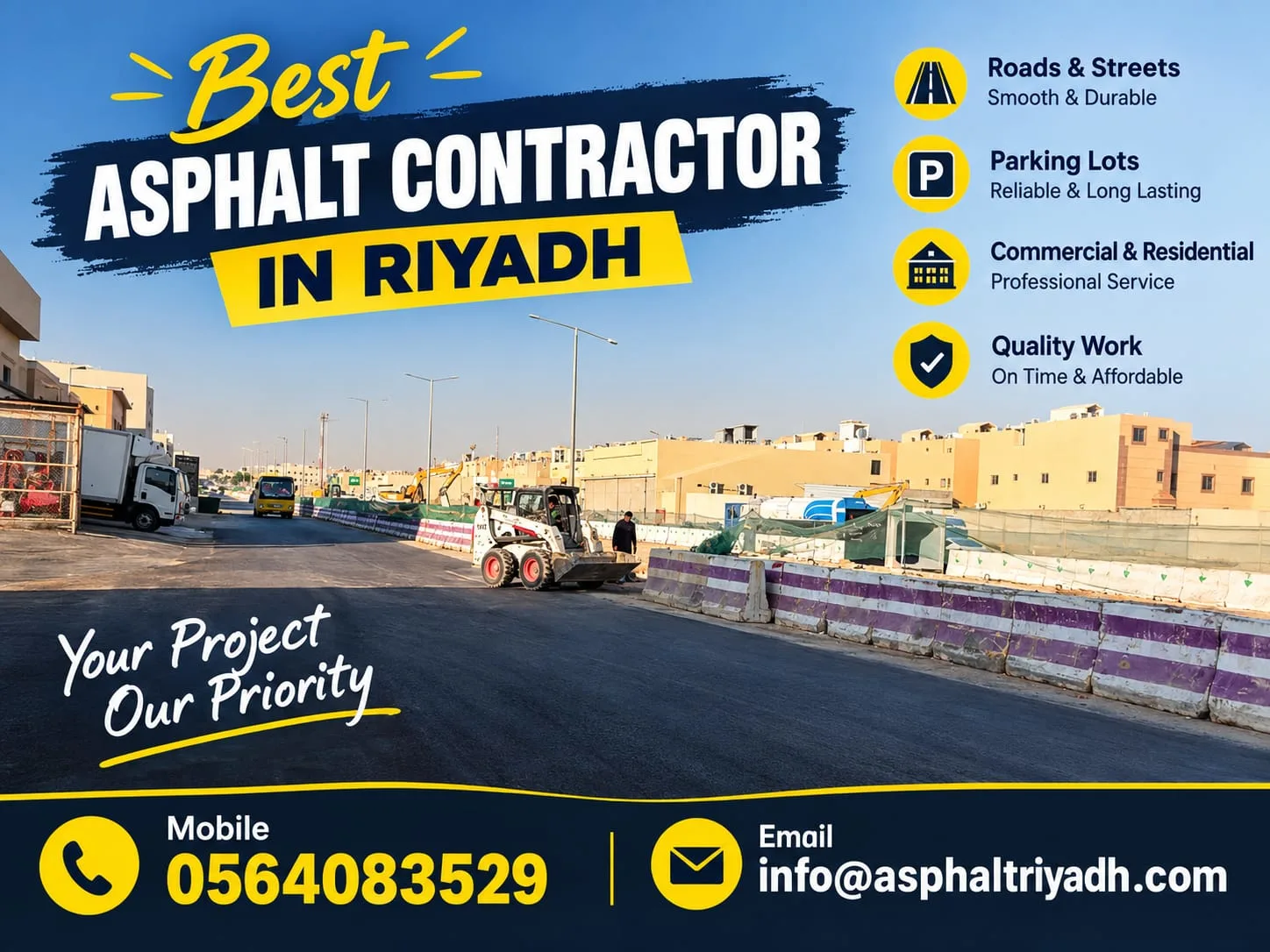 Best asphalt contractor in riyadh